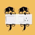 thumbnail image 1 of Cute Cartoon Animal Wall Switch Sticker Kitchen Decoration Light Decals Room Home Decor, 1 of 5