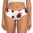 thumbnail image 1 of Fotbe Fly Flying Ladybug Calzones Estampados para Mujer – Ropa Interior de Algodón, Cómoda, Suave y Elástica-XX-Large, 1 of 6