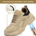 thumbnail image 4 of Safety Shoes Men's Lightweight Work Shoes Breathable Steel Toe Shoes Non-slip Protective Shoes Fashion EU 36-46, 4 of 7