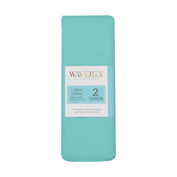 Waverly Inspirations 2 Yard Cut 100% Cotton Solid Fabric Grotto, 44" Wide for Quilting & Sewing