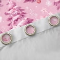 thumbnail image 4 of Manfei Pink Cartoon Xmas Tree Blackout Curtains Set of 2 (52x84 Each), Winter Christmas Snowflake Window Curtains, Dreamy Fairy Tale Curtains and Drapes, Living Room Curtains Decor, 4 of 6