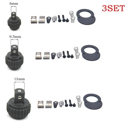 

3Set 1/4 3/8 1/2 24 Teeth Ratchet Socket Wrench Repair Accessory Spare Part Kit