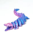 thumbnail image 6 of 3D Printed Crocodile,Movable Mouth,Flexible Joint Animal lacertid Figurines, Home Office Decor,Articulated Small sculpture, decorative item Surprise Festival Gifts, 6 of 9