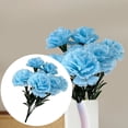 thumbnail image 2 of WMGHA Artificial Silk Flower Carnations 12 Flower Heads Per Bunch,16 inch Silk Flowers with Stems for Home Decor, Wedding, Bridal Bouquet, Anniversary, Birthday and Floral Arrangements, 2 of 9