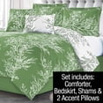 thumbnail image 2 of 6-Piece Foliage Comforter Set, 2 of 8