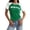 z-Green19552, variant on Womens T Shirt Short Sleeve Crewneck Color Block Raglan Tees Letter Embroidered Relaxed Fit Casual Top For Casual Daily Wear Classic Top