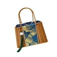 thumbnail image 3 of Bolso de paja para mujer Strade Fareast Limited con cierre de cordón, 3 of 8