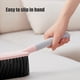 thumbnail image 4 of Cepillo de limpieza de cerdas suaves para sábanas | Plumero de mango largo para sofá, muebles, escritorio, eliminación de pelo y escombros | Cerdas densas de plástico | Tamaño grande de 15 pulgadas, 4 of 6