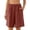 Brick Red, variant on Certgust Hot Sales Running Shorts for Women Shorts for Women High Waisted Wide Leg with Pocket Oversized Loose Fit Womens Shorts
