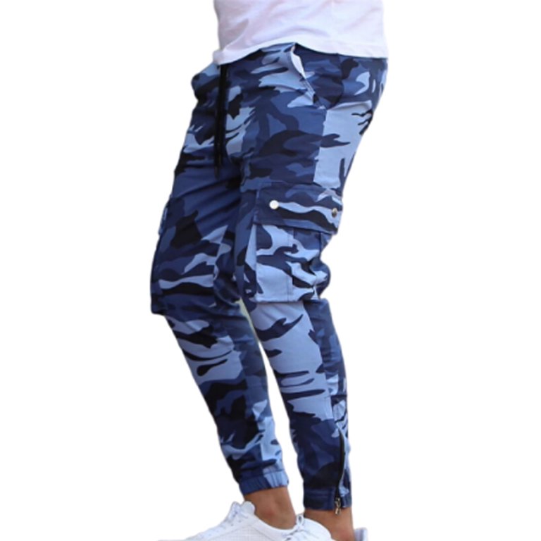 luethbiezx Men's Camouflage Sport Pants Athletic Running Jogger