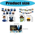 thumbnail image 5 of Giaone Complete Father's Day Themed Decoration Large Backdrop Banners Paper Ornamen For Family Gatherings, 5 of 13