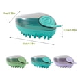 thumbnail image 3 of Pet Bath Brush with Soap Dispenser, Silicone Dog Cat Grooming Brush for Bathing And Massaging, Soft Waterproof Pet Cleaning Tool for Shedding And Hair Removal, Easy-Grip Handle And Hang Hole Design, 3 of 4