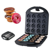 Mini Donut Maker Machine,1400W Nonstick Electric Doughnut Baker Machine,Pancakes Maker for Kid-Friendly Breakfast, Snacks, Desserts & More with Non-stick Surface, Makes 16 Doughnuts
