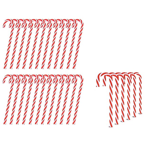 Bastones de caramelo centelleantes Estacas de césped navideñas Marcadores de camino Decoración de árbol de Navidad Regalo