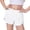 White, variant on NordicNest Girls High Waisted Running Shorts with Liner – Loose Fit Breathable 2-in-1 Yoga Shorts for Kids, Athletic Workout Bottoms