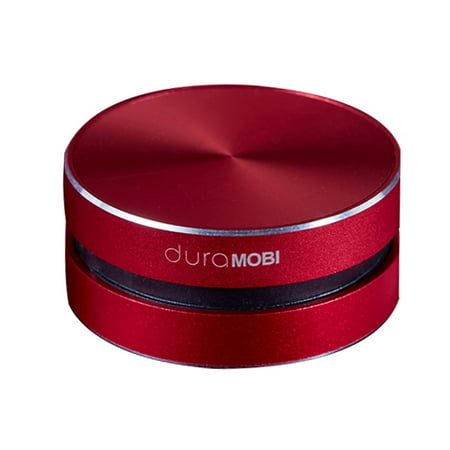 Dura MOBI Audio Player with Built-in Mic, Stereo Sound, Red Sound Box Portable and Loud, Wirelessly Bone Conduction, Size Qiuni.