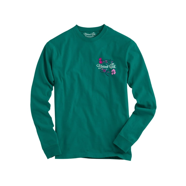 blessed girl long sleeve shirts walmart