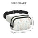 thumbnail image 4 of Fotbe Sea Animals Cangurera Cuadrada con Estampado de Doble Capa, Bolsa de Cintura Ajustable Mini para Hombres y Mujeres, 4 of 9