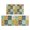Orange Boho Bohemia, variant on Orange Ethnic Rhombus Pattern Kitchen Rugs Sets Of 2,Anti Fatigue Kitchen Mat Rugs Non Slip Washable,Decorative Kitchen Floor Mats for Kitchen,Sink,Laundry,17"x30" 17"x47"
