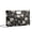 Black Flower, variant on FOR U DESIGNS Vintage Skull Flower Print Top Handle Clutch Purse for Women, PU Leather Evening Handbag with Detachable Chain, Perfect Shoulder Crossbody Bag for Prom
