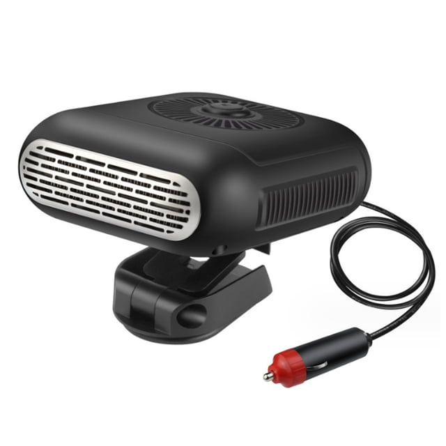 Desempañador de parabrisas eléctrico portátil para coche, Base giratoria, calefacción de ventana, deflector, secador, desempañador de ventilador