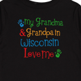 thumbnail image 4 of Inktastic Wisconsin Grandma Loves Me Boys or Girls Long Sleeve Toddler T-Shirt, 4 of 5