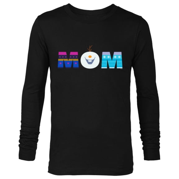 Disney Frozen Elsa Anna Olaf Mom Mother's Day Birthday Standard T-Shirt - Long Sleeve T-Shirt for Men - Customized-Black