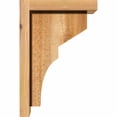 thumbnail image 3 of 6"W x 8"D x 12"H Monterey Rough Sawn Corbel w/Backplate, Western Red Cedar, 3 of 9
