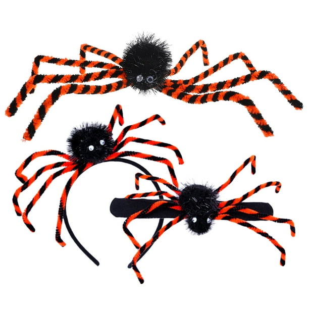 KAKOWELY 1 juego de broches para el pelo de Halloween con forma de banda para el pecho, para fiestas