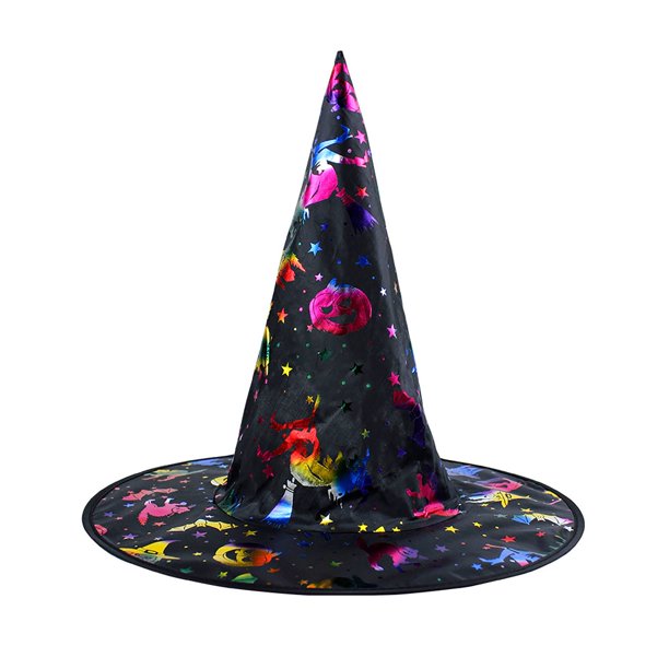 Sombreros de Halloween Sombrero divertido Decoración para fiesta de graduación Sombrero de tiras Sombrero de bruja Sombrero de mujer