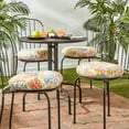 thumbnail image 3 of Jamboree Paisley 15 in. Round Outdoor Bistro Seat Cushion (Set of 4) by Greendale Home Fashions, 3 of 7