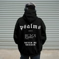 thumbnail image 5 of Christian Hoodies for Men 2025 Never Be Shaken Psalms Hoodie Long Sleeve Hooded Sweatshirt with Pockets Pullover Hoody, 5 of 6