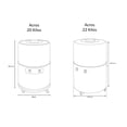 thumbnail image 5 of Funda Lavadora Redonda 19-20-22 Kg Acros - Easy - IEM - Koblenz Impermeable Caran Home Funda Lavadora Tina Redonda, 5 of 5