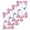 pink, variant on Pink Flower Kitchen Dish Towels for Drying Dishes Set of 3, Spring Floral Butterfly Elegant Pastoral Birds Waffle Weave Microfiber Hand Tea Bathroom Towels Quick Dry & Absorbent Towel 12x12