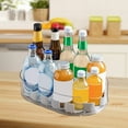 thumbnail image 6 of Elainilye Refrigerator Turntable Organizer 360° Rotating Storage Tray For Bottles Cans, Removable Washable Shelf Space Saver, Fridge Space For Beverages Condiments Jars Kitchen, 6 of 6