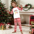 thumbnail image 2 of Family Christmas Pajamas Matching Sets – Red & White Snowflake Long Sleeve Tops and Pants with “Merry Christmas 2026” Letter Print, Holiday Xmas PJs Sleepwear for Couples, Men, Women, Adults, 2 of 7