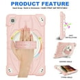 thumbnail image 2 of ELEHOLD Case for Samsung Tab A7 Lite 8.7 (2021), Heavy Duty Shockproof Case with Pencil Holder/Stand/Hand Strap/Shoulder Belt, Rugged Protective Cover for Boys Girls,Pink, 2 of 9
