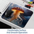 thumbnail image 6 of FeBohao Funny Mouse Pad Mat for Gaming Jiaji Cloth Durable Unique Design Pattern Square Pretty Office Computer Men Supply Cool Vintage Haves Kids School Jellyfish, 6 of 6