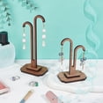 thumbnail image 3 of Storage Rack for Earring Necklace Display, Single Row Jewelry Organizer Stand for Home Dresser for Daily Accessory Storage 3x4Inch, 3 of 8