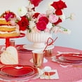 thumbnail image 7 of Bonjour Fête Heart Im Yours Paper Guest Towel Napkins, Disposable Party Supplies, 20 Count, Valentines, 7 of 7