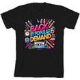 thumbnail image 3 of Back By Popular Demand Back To School Adult Black Crew Neck Short Sleeve Tee-Medium, 3 of 4