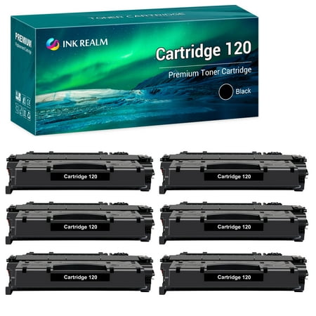CRG120 Toner Cartridge Compatible for Canon 120 ImageClass D1120 D1150 D1170 D1180 D1320 D1350 D1370 D1520 D1550 MF6680DN Satera MF417dw Printer Ink (Black, 6-Pack)