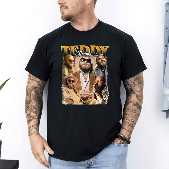 Teddy Swims Vintage Style Singer Songwriter Music Tour Unisex T-Shirt