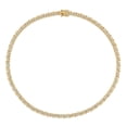 thumbnail image 3 of Everly Women's 3ct TW Diamond Yellow Silver Tennis Necklace and Bracelet Set - 17 in + 7.5 in, 3 of 8