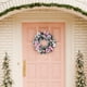 thumbnail image 5 of Christmas Decorative Hanging Upside Down Display Window Scene Decoration Bowknot Rattan Door Hanging Tree Pendant, 5 of 6