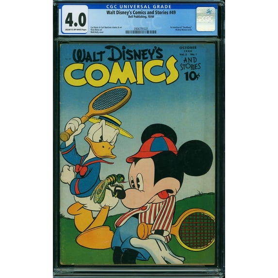 Walt Disney's Comics and Stories #49 - CGC 4 Comic Book