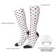 thumbnail image 4 of Balery Red Blue Polka Dots Calcetines novedosos Calcetines deportivos Calcetines hasta la rodilla Calcetines de algodón Calcetines originales y geniales, 4 of 6