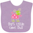 thumbnail image 3 of Inktastic Gigi Valentines Day Grandchild Ladybug Girls Baby Bib, 3 of 4