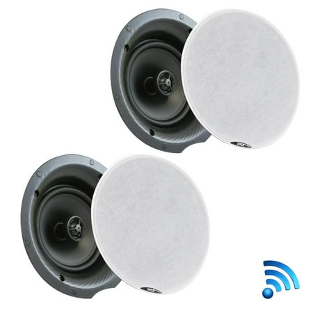 Pyle PDICBT67 - Dual 6.5’’ Bluetooth Ceiling / Wall Speaker Kit  (2) Flush Mount 2-Way Speakers  300 Watt price history on PriceWatchPro