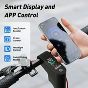 iScooter 500W Electric Scooter for Adults,23 Miles & 22 MPH Max,Extra-Wide Pedals, 10 Pneumatic Tires Portable Folding Design,Commuting E-Scooter Christmas Gifts
